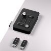 ZKCE World's Smallest RV Keyless Entry Door Lock - Fully Automatic Compact Design with Fixed Handle