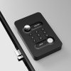 ZKCE World's Smallest RV Keyless Entry Door Lock - Fully Automatic Compact Design with Fixed Handle