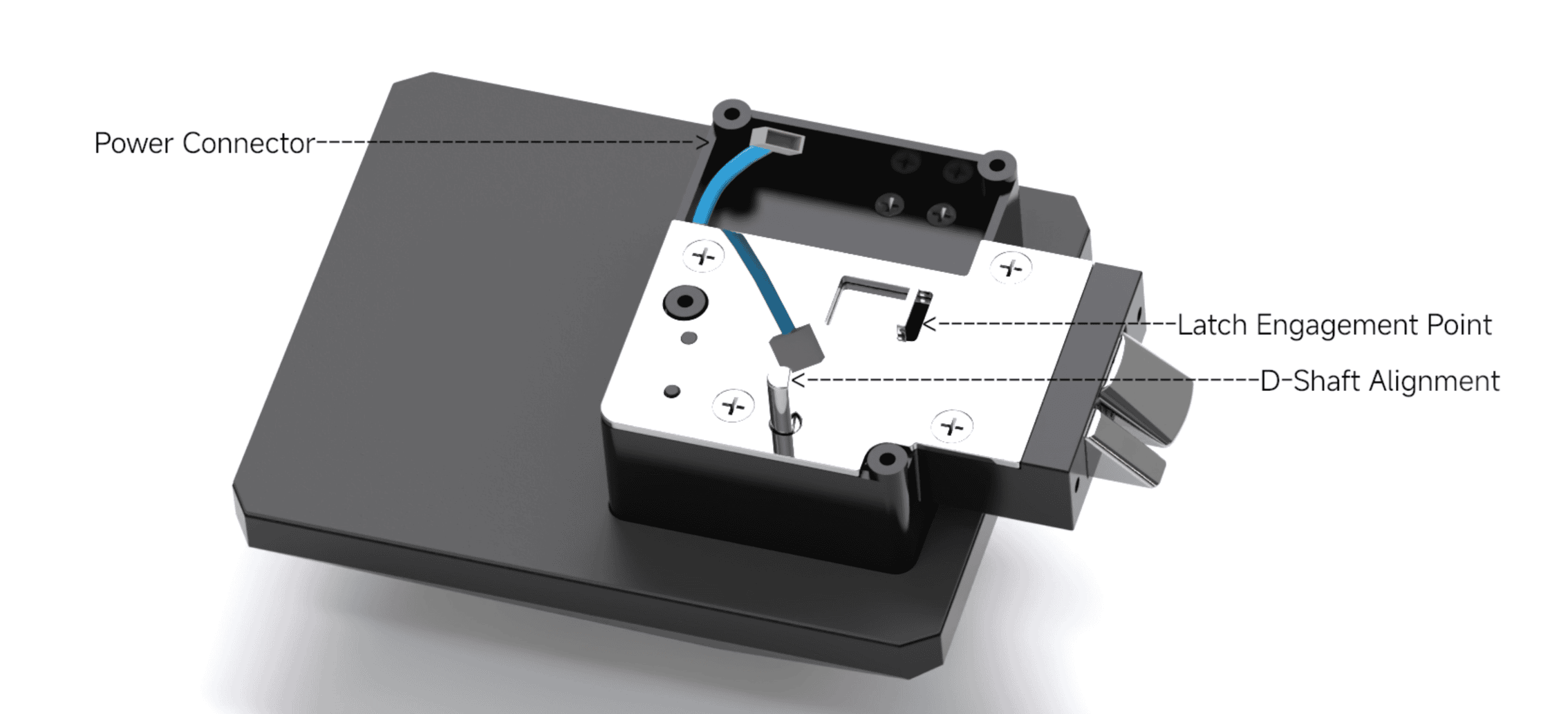 Interior Lock Installation Alignment